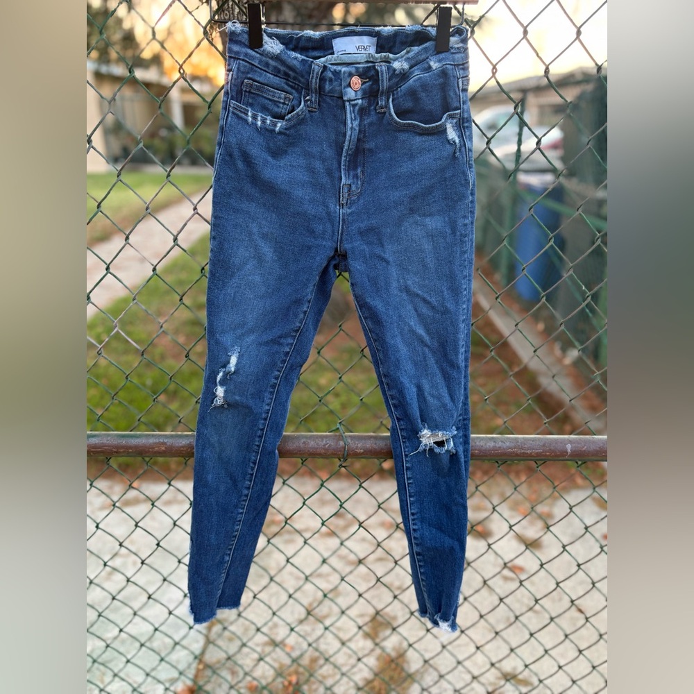 High waisted vervet jeans